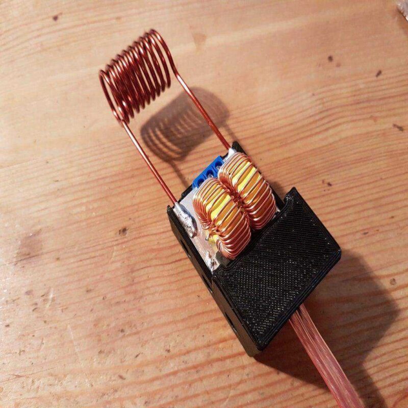 ~ 5.50 $ 5V-12V (~ 10A @ 12V) Zvs İndüksiyon Isıtıcı (Konut) - ~ 5 € 5V-12V (~ 10A @ 12V) Zvs Induktions Heizung (Gehäuse) Plastik Aparat