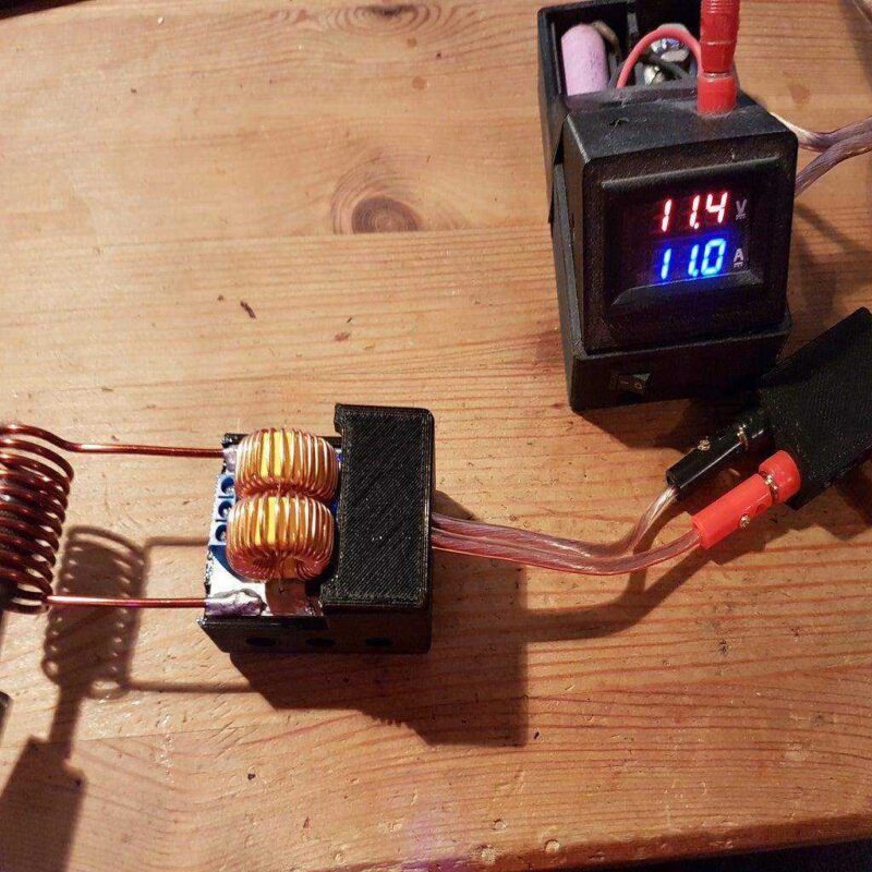 ~ 5.50 $ 5V-12V (~ 10A @ 12V) Zvs İndüksiyon Isıtıcı (Konut) - ~ 5 € 5V-12V (~ 10A @ 12V) Zvs Induktions Heizung (Gehäuse) Plastik Aparat - Görsel 2