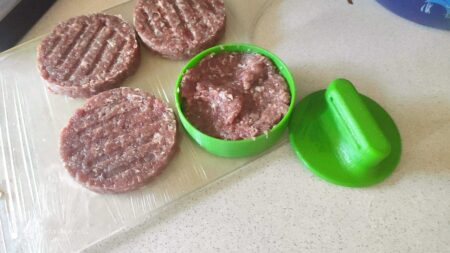 Burger Presi Et Şekillendirici Baskı Kalıbı Plastik Mutfak