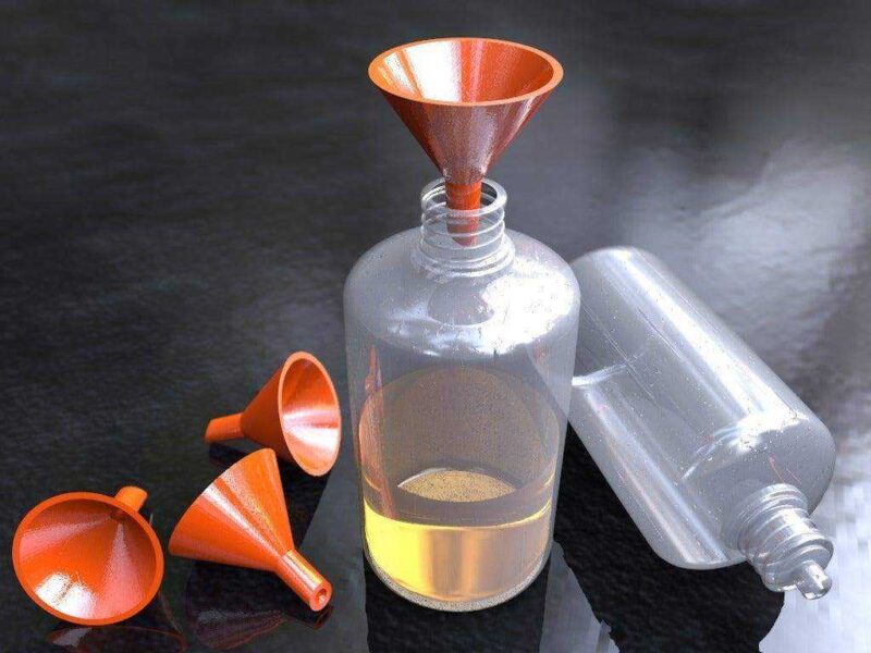Mini Huni Pet Cam Plastik Şişe Bidon Aktarma Hunisi - Görsel 2