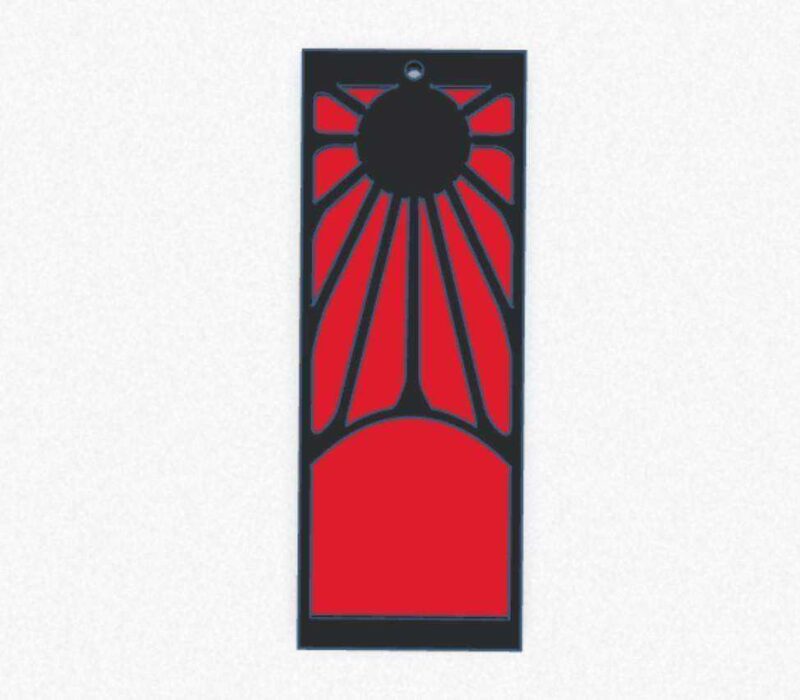 Demonslayer Hanafuda Küpe Plastik Aparat - Görsel 2