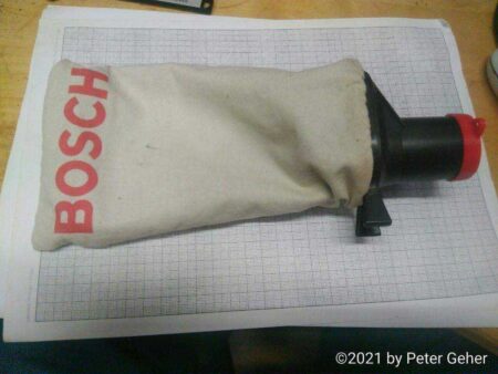 Bosch Dairesel Testere Toz Torbası Kapağı Plastik Aparat