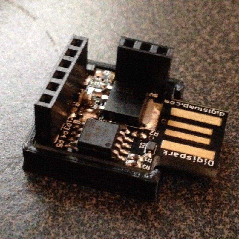 Digispark Attiny85 Kutu Kılıfı Tutucu Koruyucu Plastik Aparat