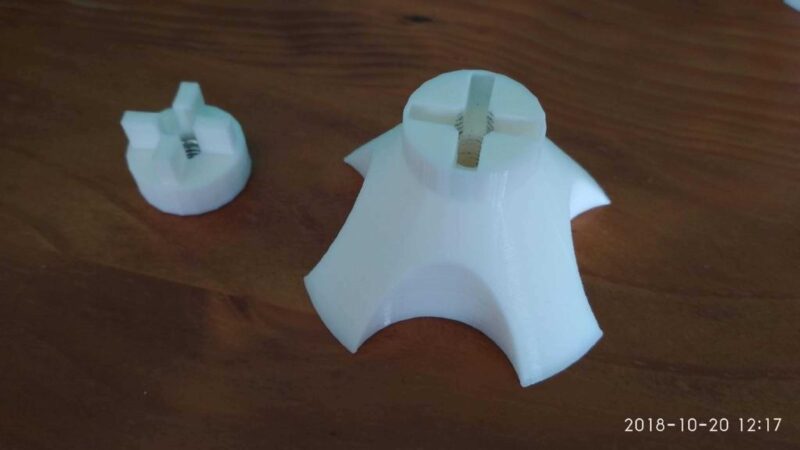 Destek De Meuble Réglable - Ayarlanabilir Mobilya Desteği Plastik Aparat - Görsel 3