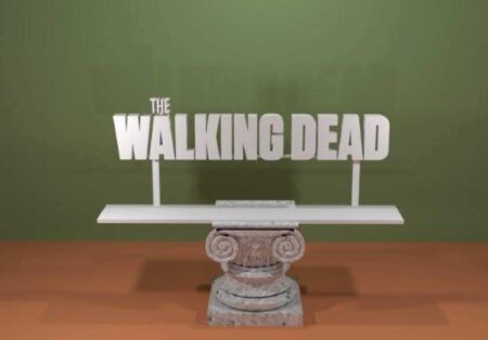 The Walking Dead Yürüyen Ölü Logosu Dekoratif Aksesuar