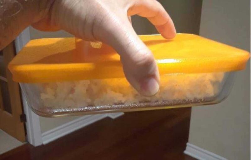 750Ml Dikdörtgen İçin Kapak / Kapak Pyrex Konteyner Plastik Aparat - Görsel 3