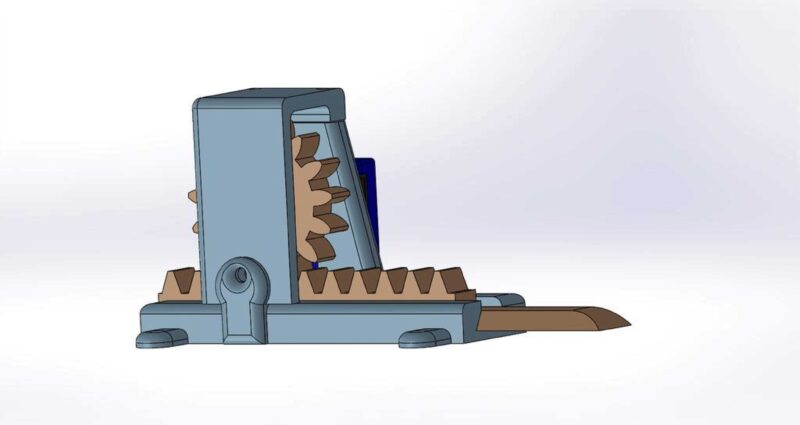 Servo Lineer Aktüatör - Düzgün Çalışıyor Plastik Aparat - Görsel 3