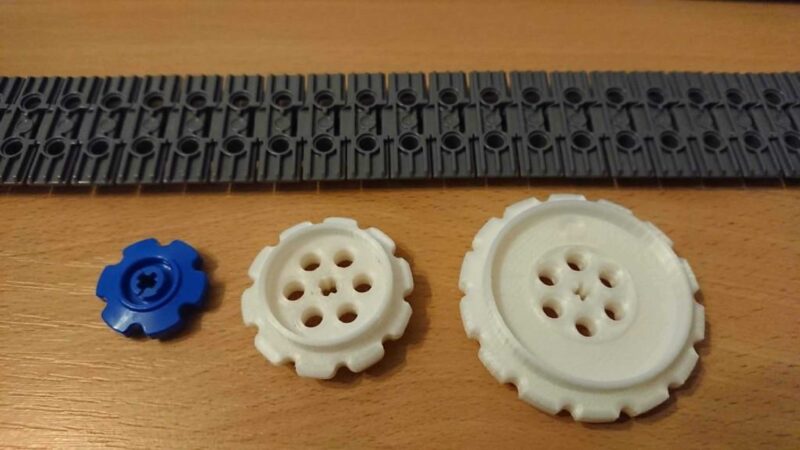Lego Technic Uyumlu Xl Parça Sprocket (14 İndents) Plastik Aparat - Görsel 2
