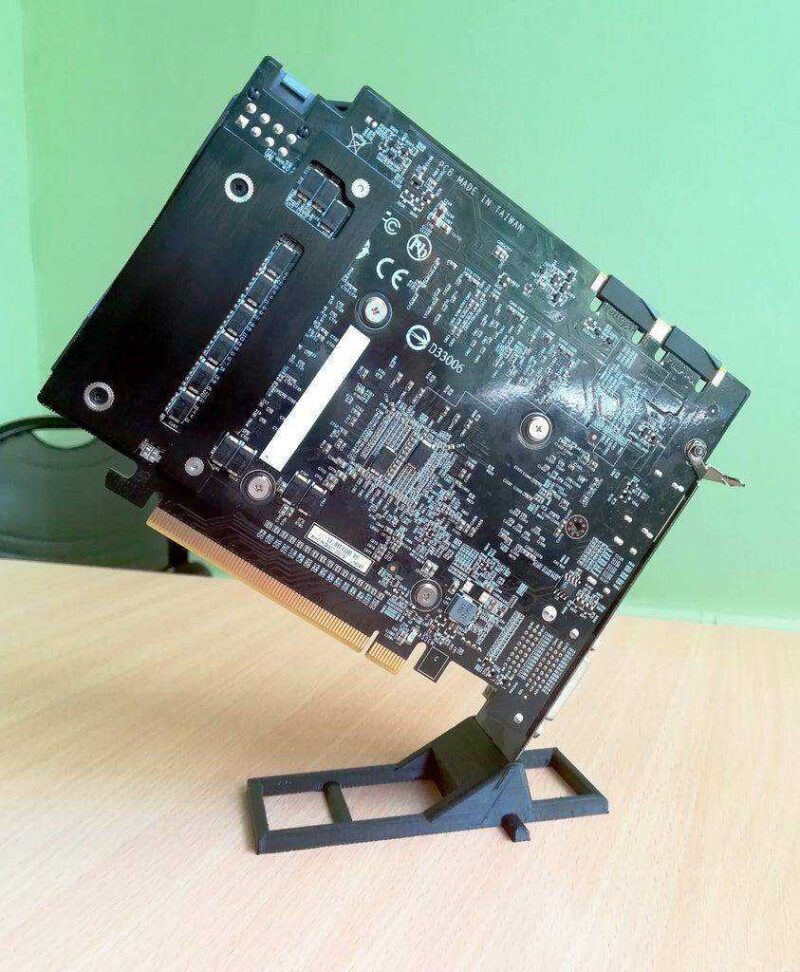 GPU standı PCI E kart standı çift yuvalı Organizer Aparat - Görsel 2