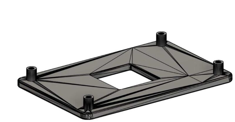 Am4 Stok Fanı Montaj Arka Plaka Plastik Aparat