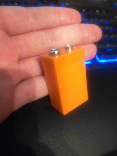 Diy 9V Şarj Edilebilir Pil Değiştirme (850Mah @ 7.4V) Plastik Aparat