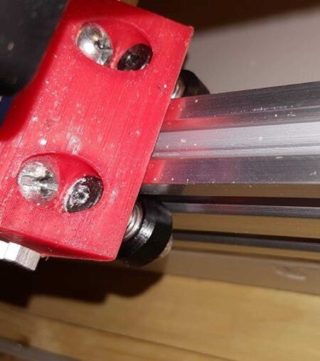 20mm Openbuilds mini V-Tekerlek braketi  Organik Plastikten