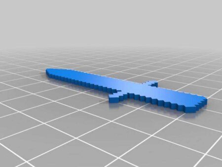Özelleştirilmiş Minecraft Kılıcı Plastik Aparat