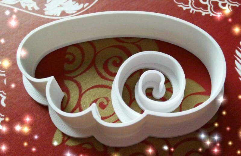 Kanatlı kurabiye kesici cookie cutter  Aparatı mutfak malzemesi - Görsel 3