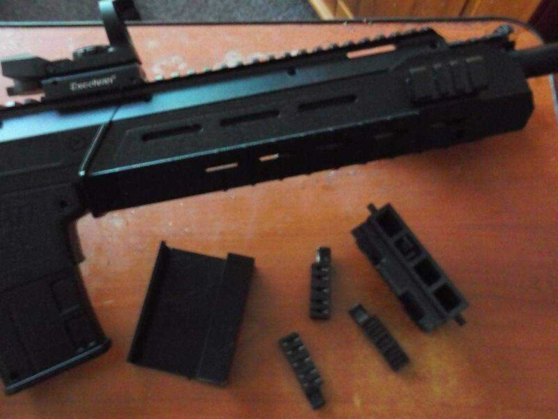 Crosman Mk-177 Siyah Hava Tüfeği İçin Harici Pelet Tutucu - .177 Pelet / 4.5Mm Bb Plastik Aparat - Görsel 4
