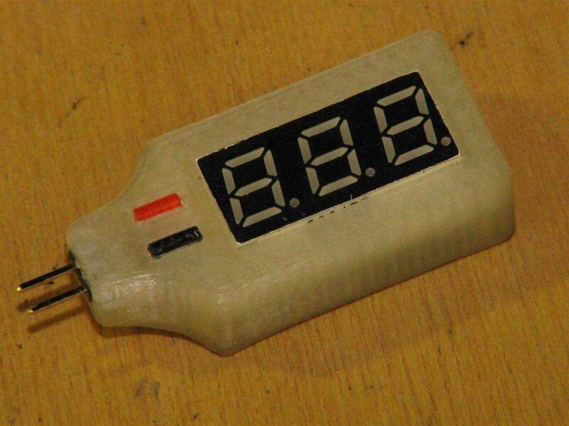 Hızlı Ve Basit Lipo Voltaj Test Cihazı Plastik Aparat - Görsel 4