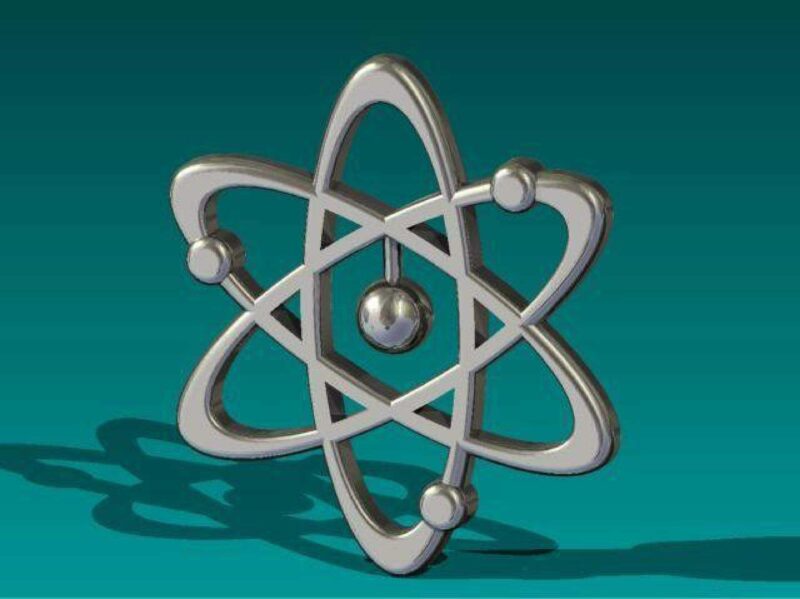 Planet Atom Kolye Sevgili Hediyelik Organik Plastikten Zincirsiz - Görsel 3