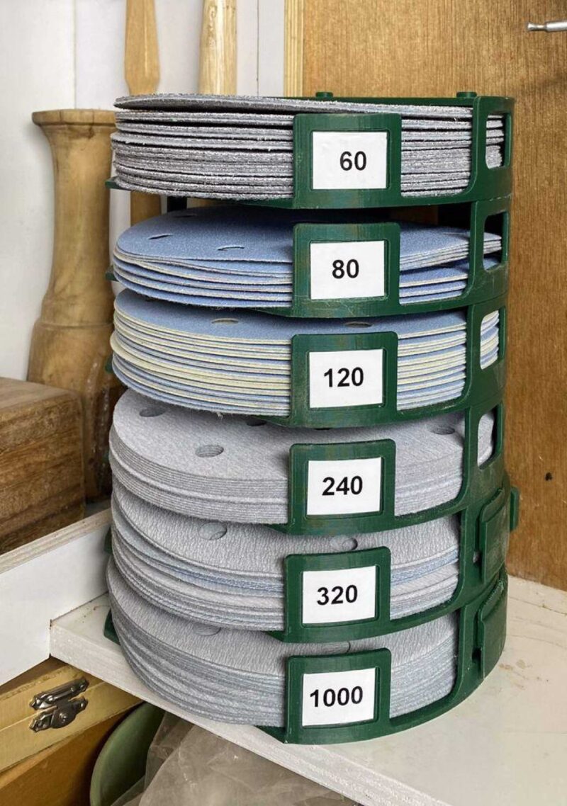 Zımpara Kağıt Tutucu 6 (150Mm) Dia Plastik Aparat