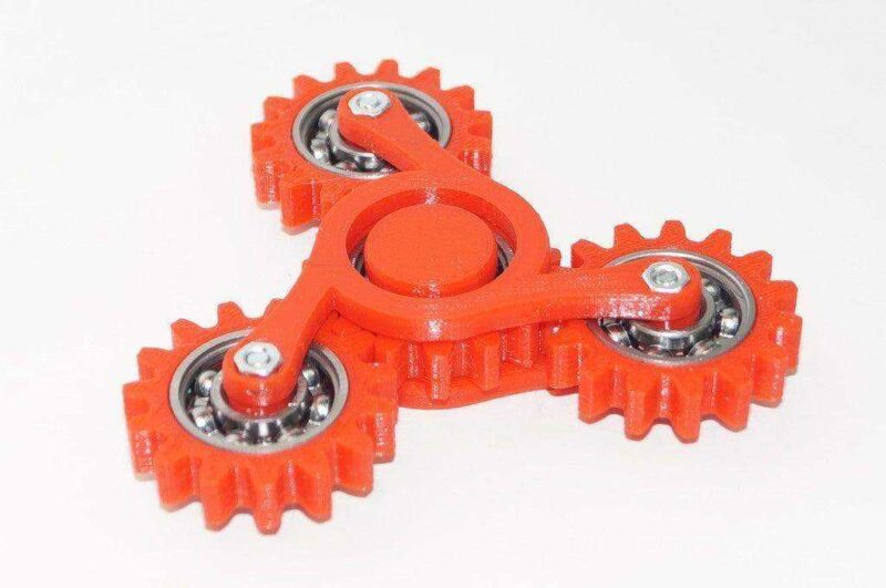 El Spinner Dört Dişliler Plastik Aparat - Görsel 2