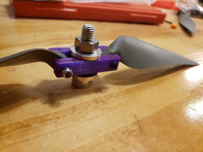 Katlanır Pervane Hub 8Mm - Gemfan Prop Plastik Aparat - Görsel 3