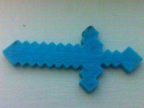 Minecraft Kılıcı Biblo Dekoratif Hediyelik Süs Eşyası Maket
