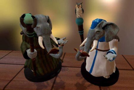 Dnd İçin Elephant Halk Plastik Aparat