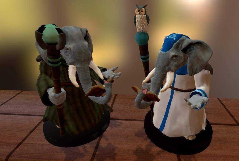 Dnd İçin Elephant Halk Plastik Aparat