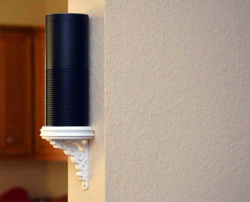 Amazon Echo Alexa Süslü Duvar Montajı Aparatı Asma Tutucu Aparat - Görsel 2