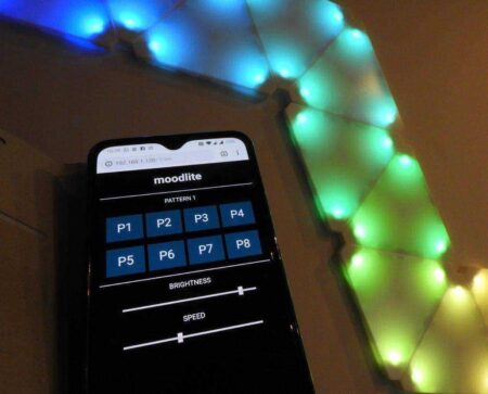 Moodlite.Co.Uk - Nanoleaf Klon Tasarım Ve Web Uygulaması Plastik Aparat