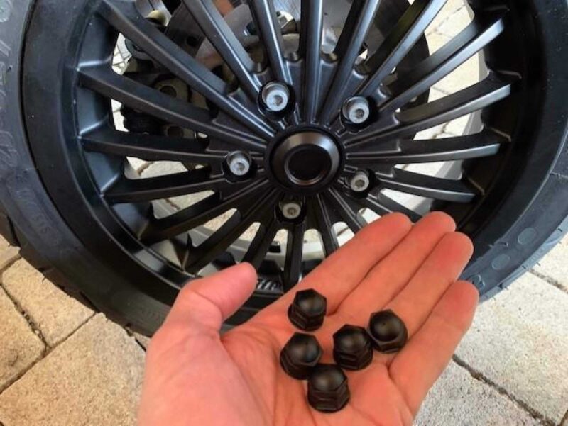 Vespa Gts300 Tekerlek Somun Kapağı / Radmuttern Abdeckung Plastik Aparat - Görsel 2