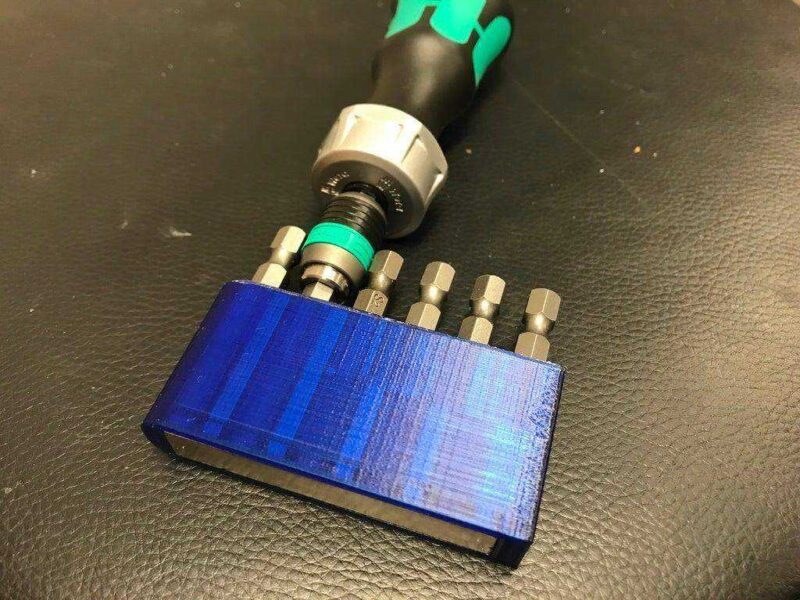 Hex Bits Ve Wera Cırcırlık Tornavida İçin Manyetik Hızlı Değişim Bit Tutucu Plastik Aparat - Görsel 3