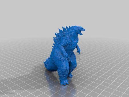 Önceden Yapılan Destek Olmadan Godzilla Plastik Aparat