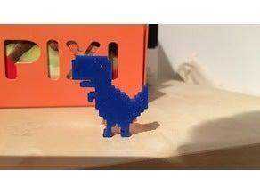 Dino Chrome Dekoratif Biblo Dekor Aksesuarı Hayvan Figürlü
