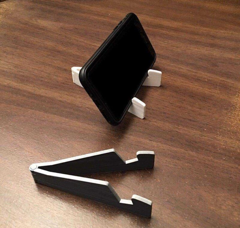 Katlanabilir V Telefon Standı Tutucu Askı Standı Aparatı Masaüstü - Görsel 3