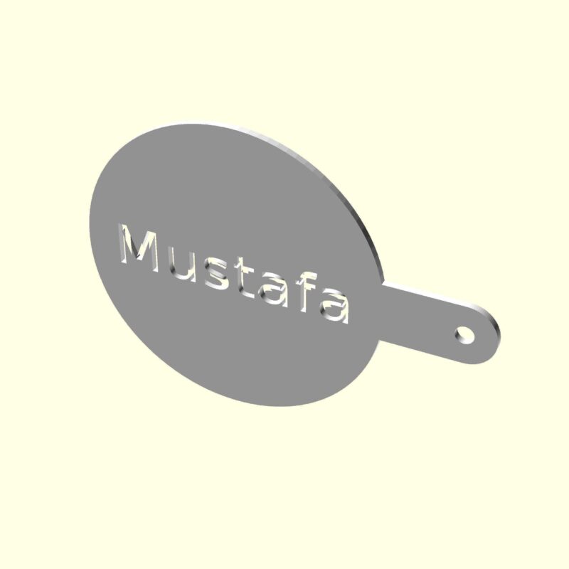 Mustafa Kişiye İsime İsme Özel Kahve Stencil Stensıl Şablon Cafeler İçin Sevgiliye Eşe Hediyelik Hediyesi Dekoratif Organik Plastik - Görsel 4