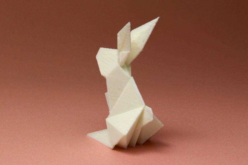 Origami Tavşan Biblo Dekoratif Hediyelik Süs Eşyası Maket - Görsel 2