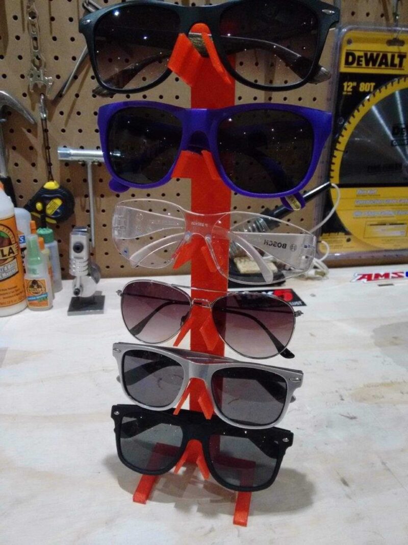 Sunglass Gözlük Gözlüklük Optik Masaüstü Tutucu Standı Aparatı - Görsel 3