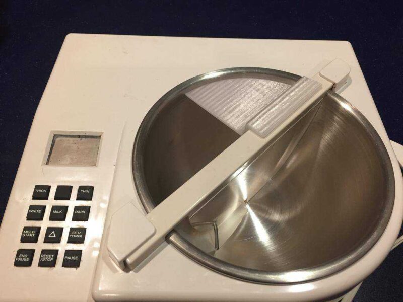 Chocovision Çikolata Temperleme Makinesi İçin Baffle Klipsi Plastik Aparat