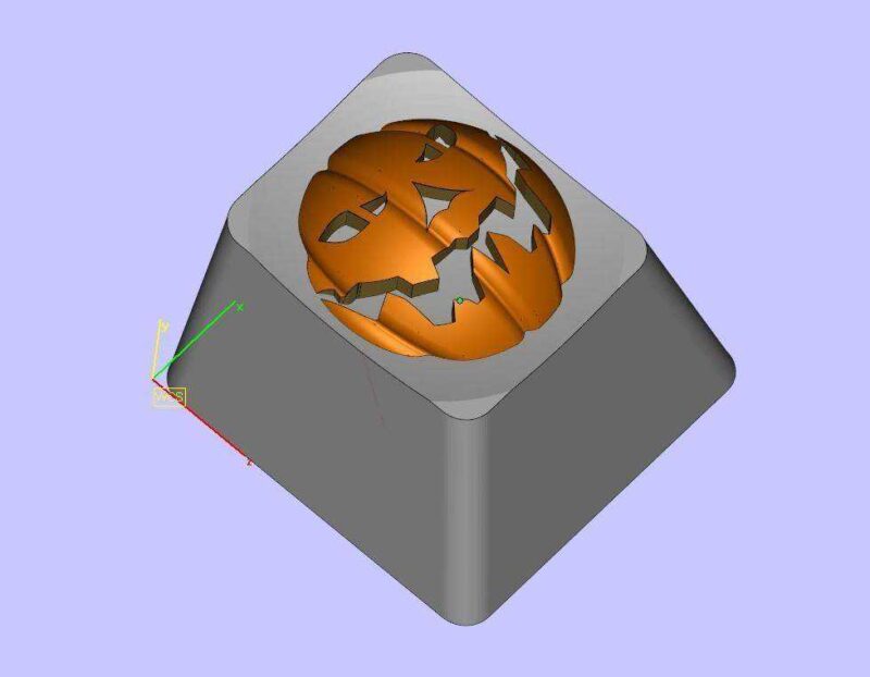 Spooky Balkabağı Keycaps (Kiraz Mx) Plastik Aparat
