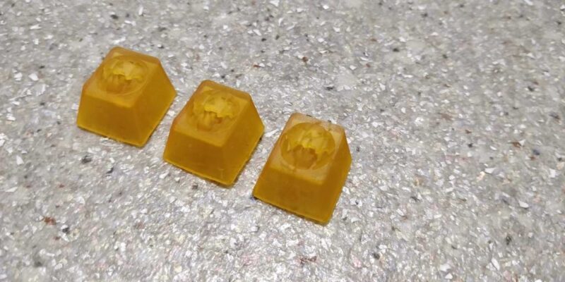 Spooky Balkabağı Keycaps (Kiraz Mx) Plastik Aparat - Görsel 3