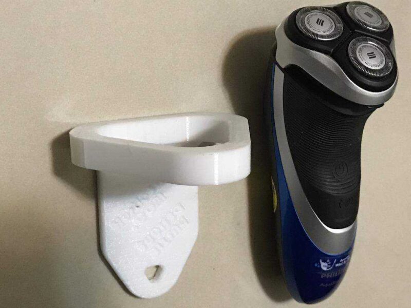 Elektrikli Tıraş Makinesi Duvar Tutucu Sadece Plastik Aparat - Görsel 3