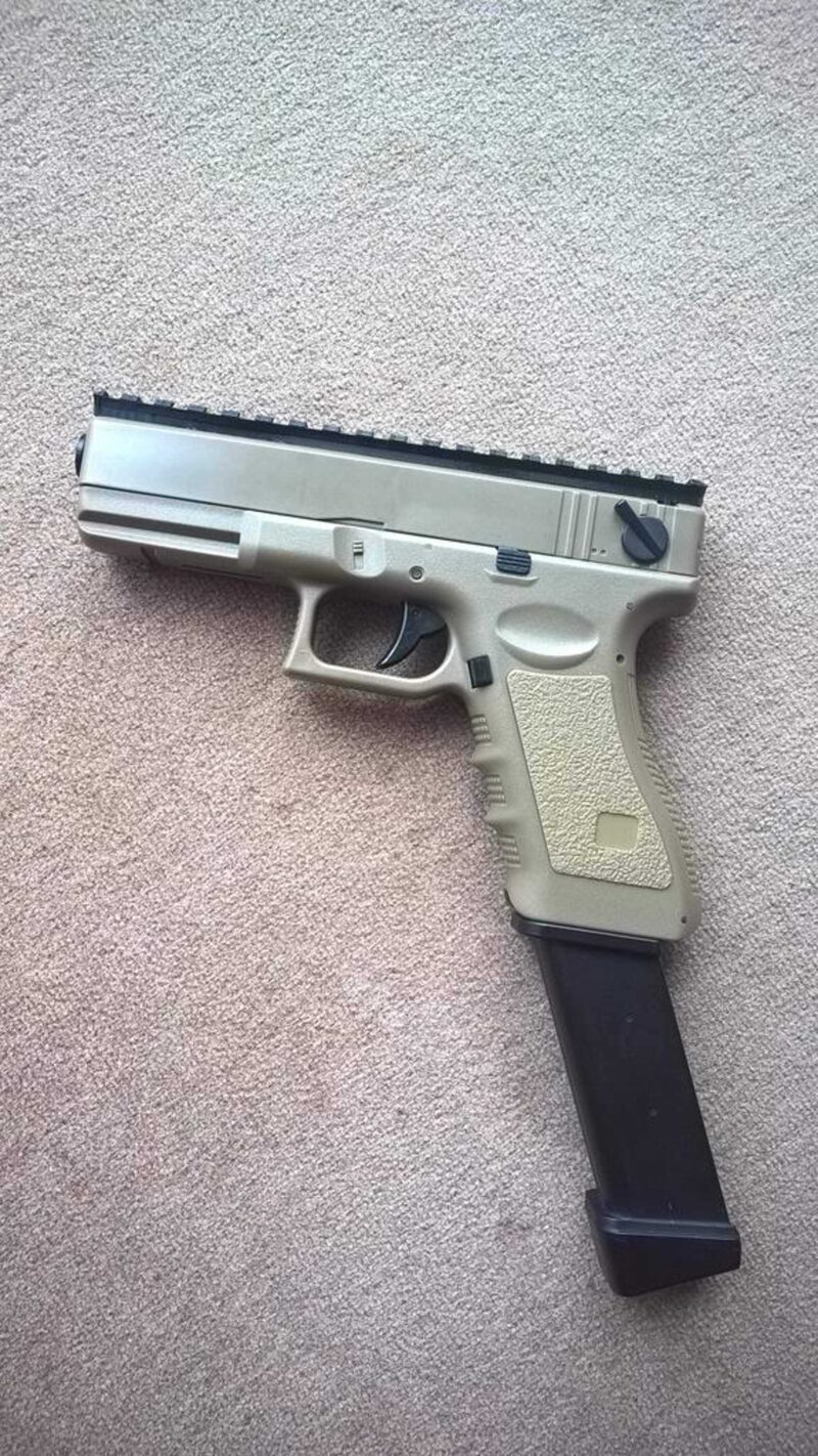 Airsoft G18C İçin Picatinny Demiryolu (Cm030) Plastik Aparat - Görsel 3