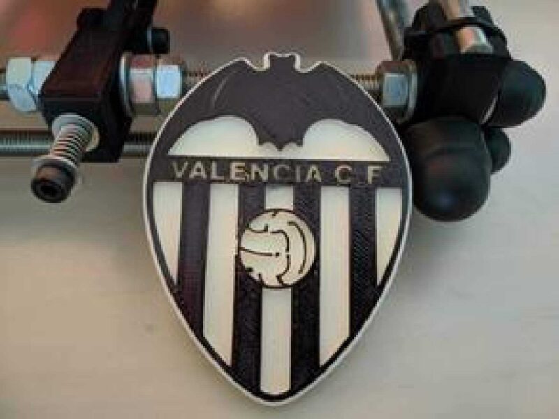 Escudo Valencia Fc 2 Renk Plastik Aparat - Görsel 3