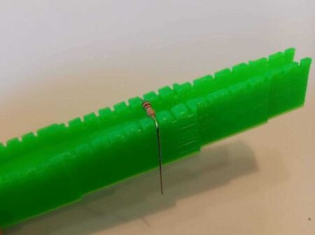 Biegevorrichtung Widerstände Dirençler İçin Bükme Plastik Aparatı
