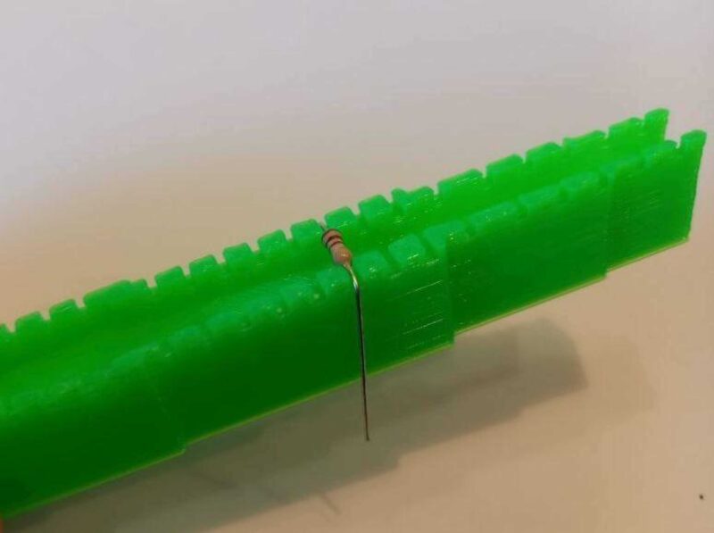 Biegevorrichtung Widerstände Dirençler İçin Bükme Plastik Aparatı
