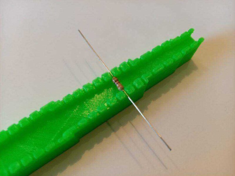 Biegevorrichtung Widerstände Dirençler İçin Bükme Plastik Aparatı - Görsel 3