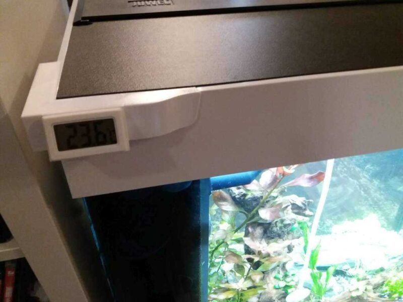 Termometre İle Juwel Akvaryum Köşe Kanalı Plastik Aparat - Görsel 3