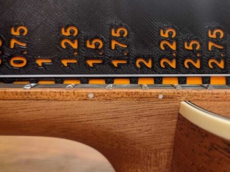 String Action Gauge / Guitar Veya Ukulele İçin Ruler Plastik Aparat