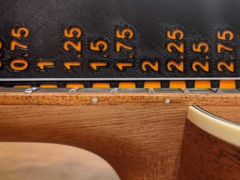 String Action Gauge / Guitar Veya Ukulele İçin Ruler Plastik Aparat