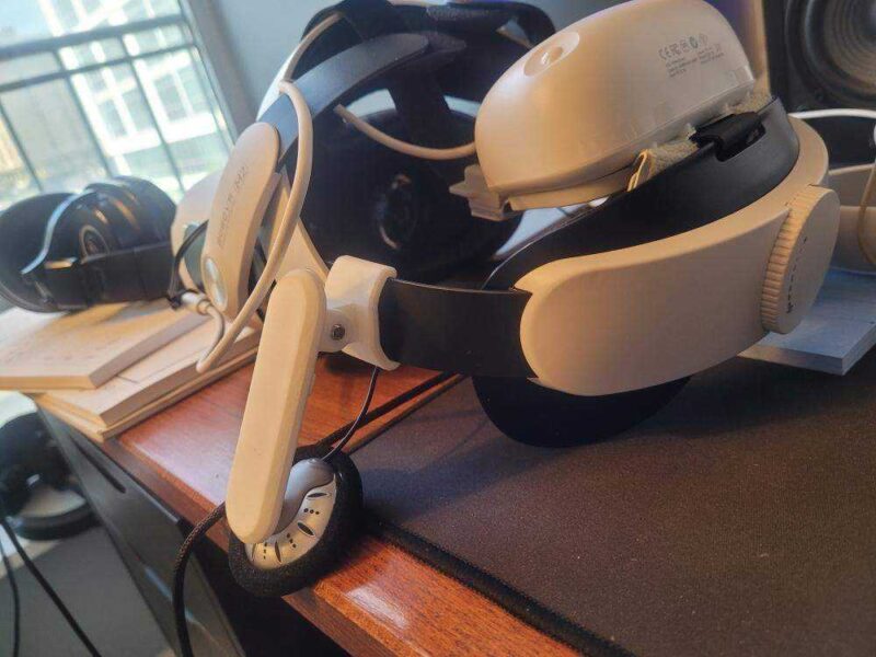 Sturdy Oculus Quest 2 Bobovr M2 Headcap İçin Kulaklık Tutucu Plastik Aparat
